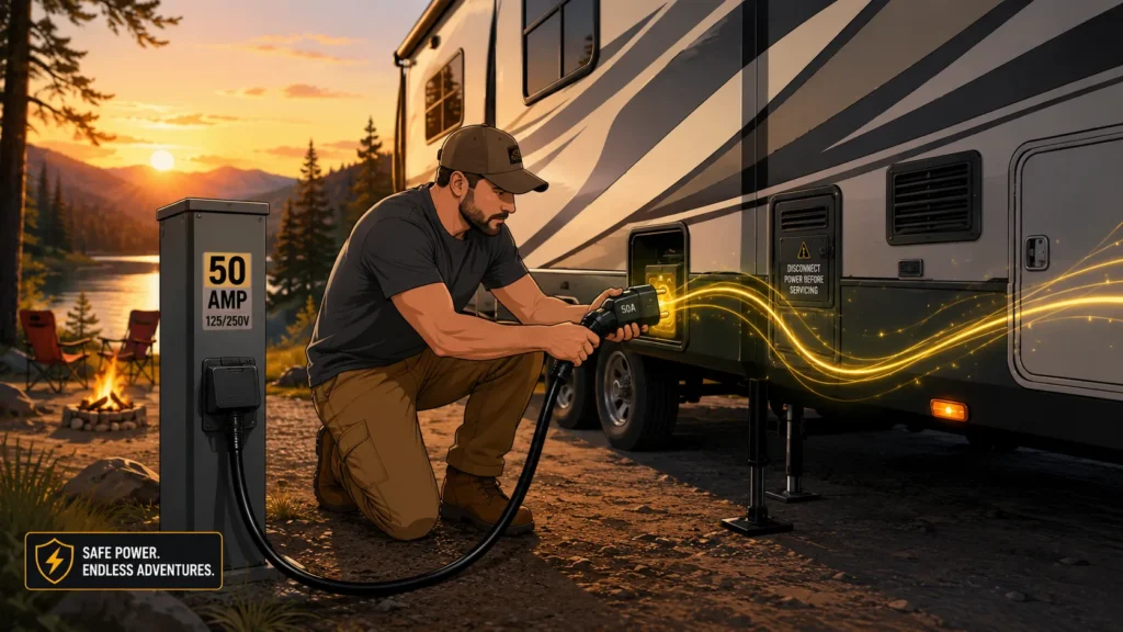 How to Wire a 50 Amp Plug for Rv